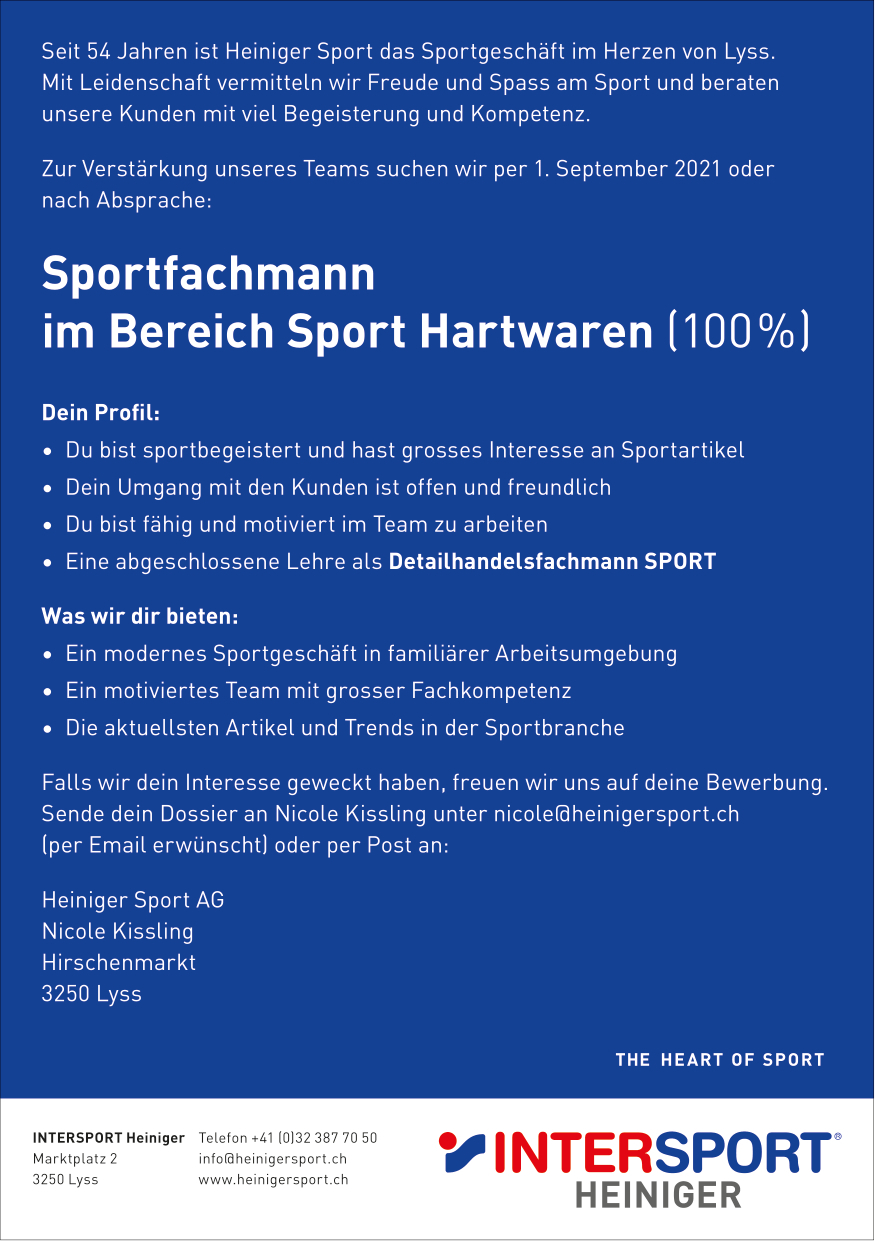 Sportfachmann/-frau